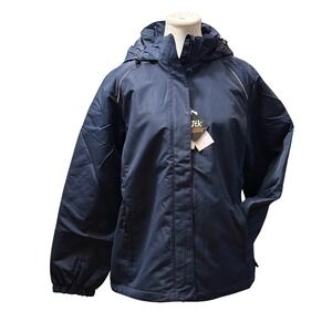 Core 365 Ladies WarmLogik Water Resistant Reflective‎ Navy Blue Jacket L
